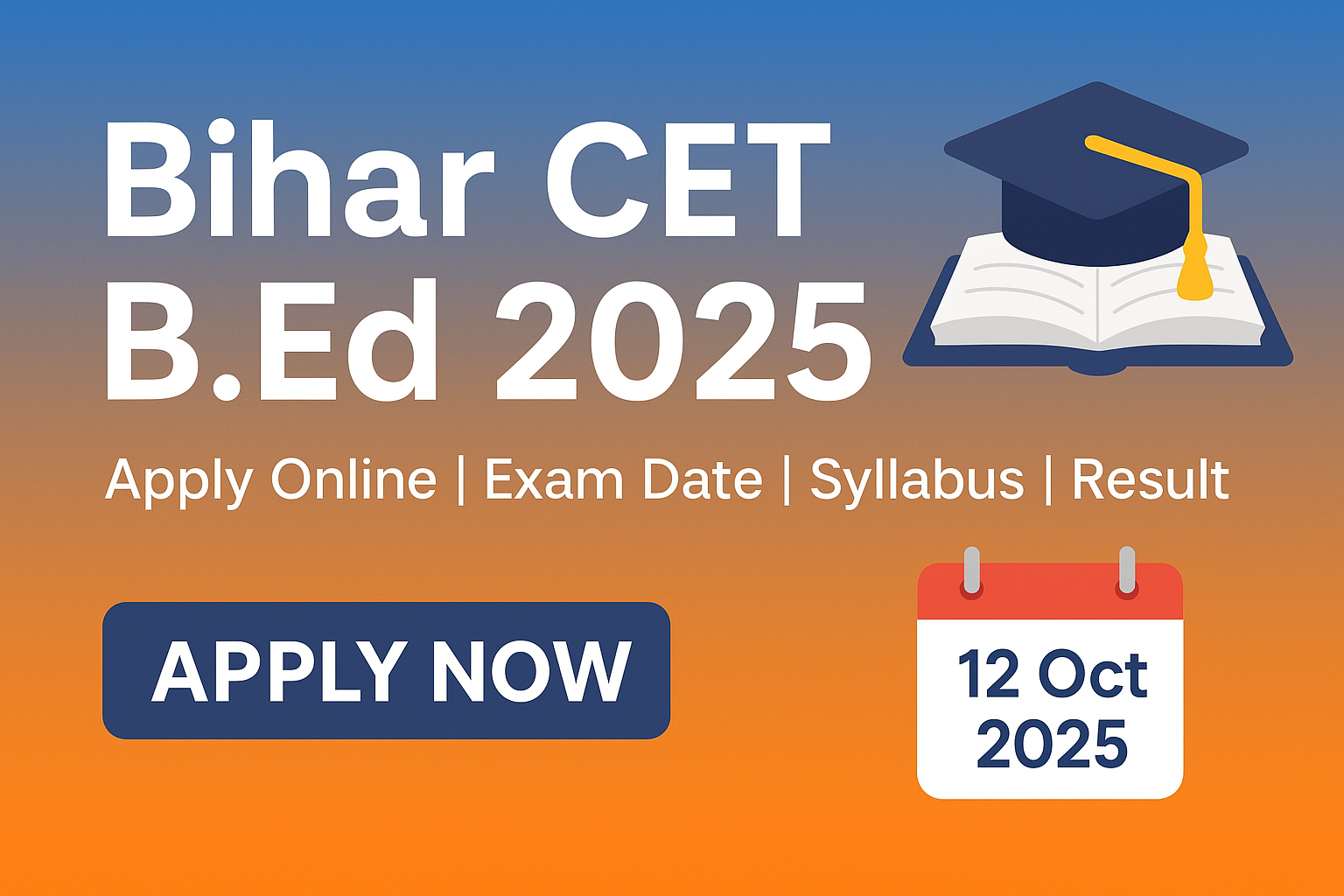 Bihar CET Integrated 4 Years B.Ed Admission 2025 notification and exam details on mobile screen