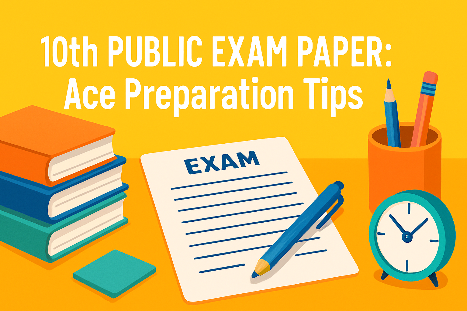 10th Public Exam Paper Ace Preparation Tips - study materials, pen, books, Google Discover thumbnail